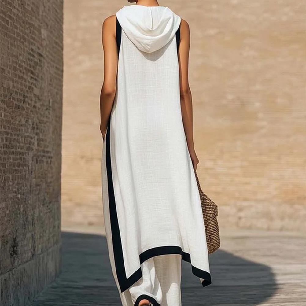 Women Color Block Cotton Linen - огляд і ціна Linen Pant Wide