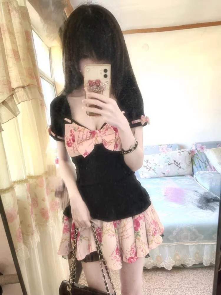 Women's Sweet Floral Print Two - огляд і ціна Romper Floral Print