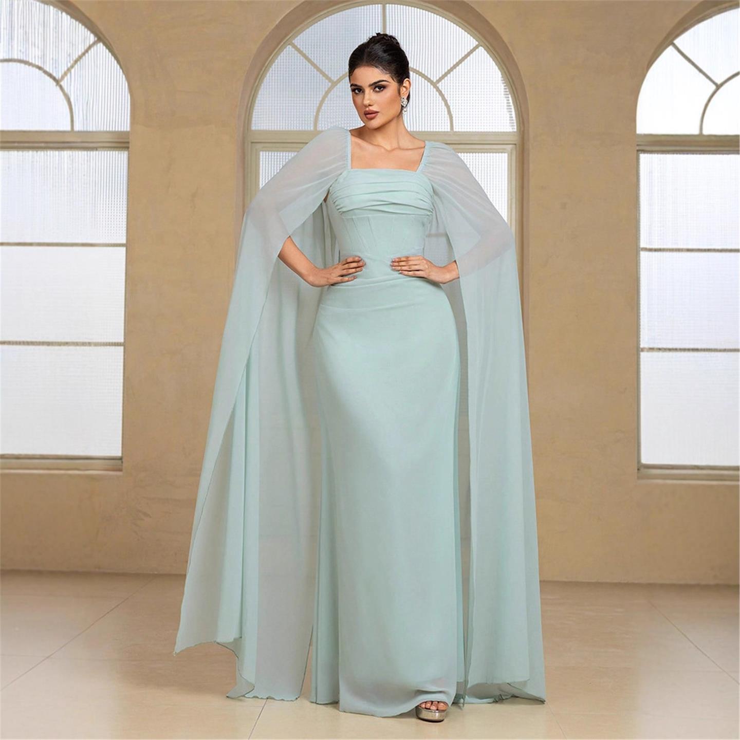 Elegant Long Evening Dress Pur - огляд і ціна Linen Dress Wrap