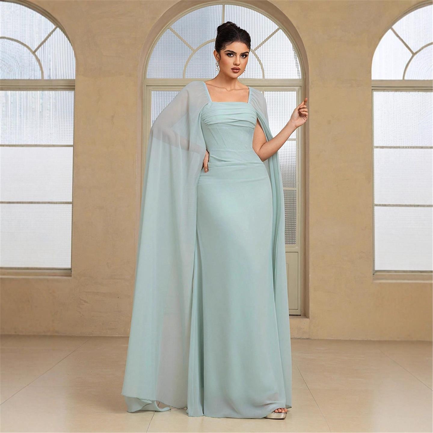 Elegant Long Evening Dress Pur - огляд і ціна Linen Dress Wrap